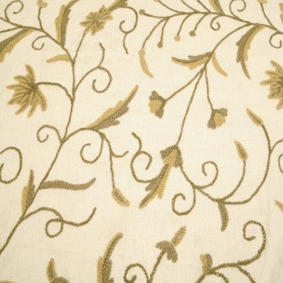cream crewel