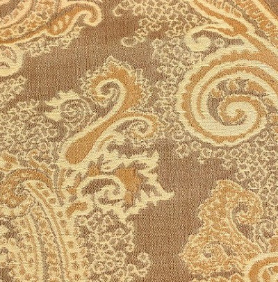 Silk Paisley in Gold/Ivory