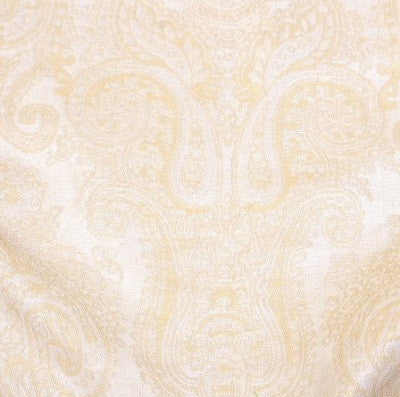 Ivory Paisley Silk Blend Print