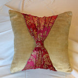 14" X 14" Pillow With Fortuny Bow