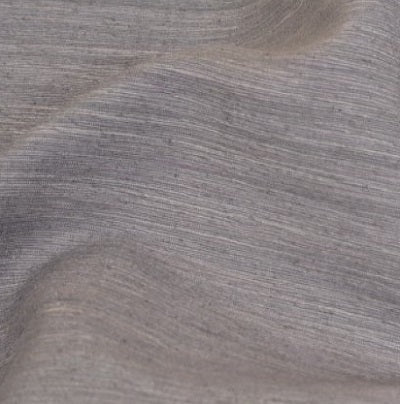 Dark Grey Textured 100% Silk