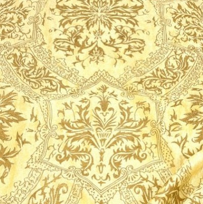 Yellow Fortuny Style Velvet